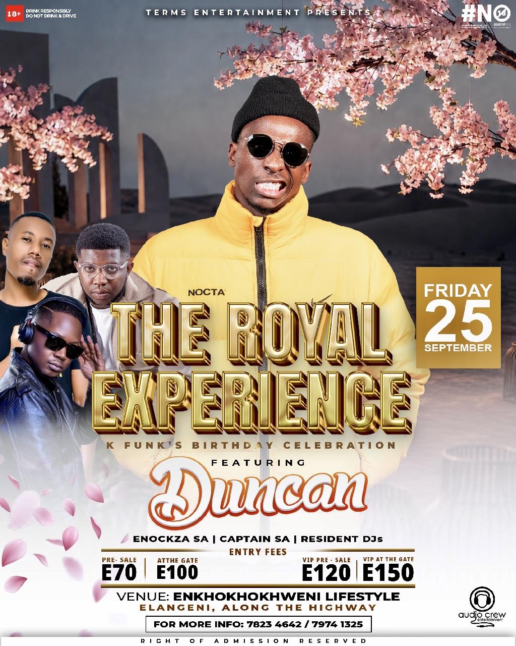 The Royal Experience with Duncan Pic